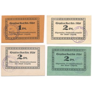 Legnica - Liegnitz - 1 &amp; 3 x 2 Pfennig * Sickness fund.