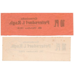Piechowice - Petersdorf - 2 x 10 Pfennig ND/1914