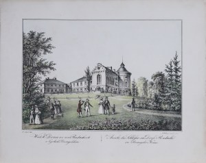 Karol AUER (1818 - po 1858), Widok Domu we wsi Rudnikach w Cyrkule Przemyslskim