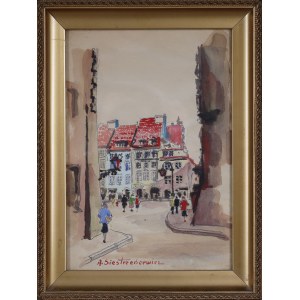 Antoni SIESTRZEŃCEWICZ (1911 - 1997), Rynek Starego Miasta w Warszawie