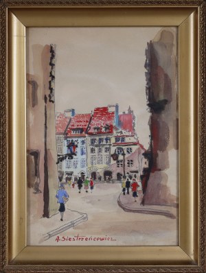 Antoni SIESTRZEŃCEWICZ (1911 - 1997), Rynek Starego Miasta w Warszawie