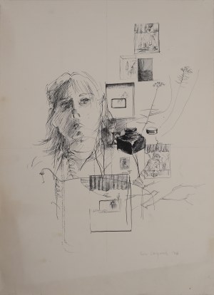 Ewa WIECZOREK (1947 - 2011), Portret kobiety