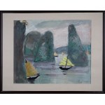 Józefa WNUKOWA (1911 - 2000), Na jeziorze, 1958