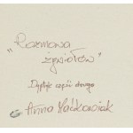 Anna Maćkowiak (nar. 1980), Rozhovor živlů, diptych, 2022