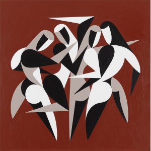 Lukasz Syslo (b. 1993, Wągrowiec), Young boys, so strong, manly, a bit like little bears or tigers, 2025