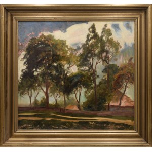 Stanisław PACIOREK (1889-1952), Häuschen unter den Bäumen