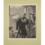 Ignacy ŁOPIEŃSKI (1865-1941), Wyrok na Matejkę - rycina z ok. 1900