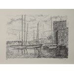 Serge MENDJISKY (1929-2017), Set of 6 lithographs from the portfolio Port Grimaud