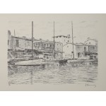 Serge MENDJISKY (1929-2017), Set of 6 lithographs from the portfolio Port Grimaud