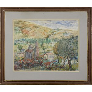 Wlodzimierz SAWULAK (1906-1980), Landscape with minaret