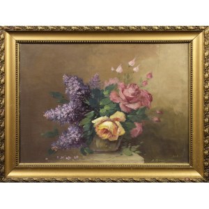 Stanislaw SAWINICZ (20th century), Flowers, 1928