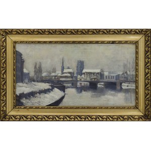 J. PIOTROWSKI, Wrocław in winter, 1930