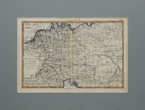 Rigobert BONNE (UR. 1787), Mapa Niemiec, Czech, Węgier i fragmentu Polski