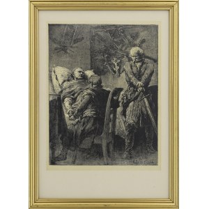 E. M. ANDRIOLLI (1836-1893), Andrzej ZAJKOWSKI , Dying Jacek Soplica, 1881