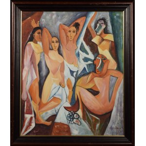 Buit THIJS (b. 1934), Pablo PICASSO - according to, Virgins of Avignon