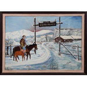 Sigmund LESICA (1924-2016), Long Horn Ranch