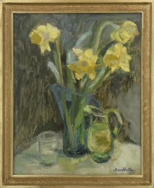 Irena KNOTHE (1904-1986), Narcyzy w wazonie