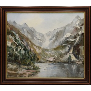 Aleksander NOWAKOWSKI, 20. Jahrhundert, Morskie Oko im Winter, 1993.