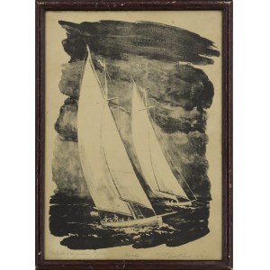 Aleksander SOŁTAN (1903-1994), Regatta, 1953