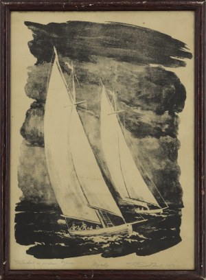 Aleksander SOŁTAN (1903-1994), Regaty, 1953