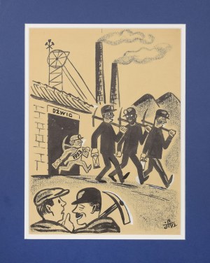 Jerzy FLISAK (1930-2008), Nowy Rok 1953, 1952