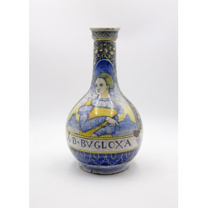 Pharmaceutical cylinder A. D. BUGLOXA in the Renaissance manner