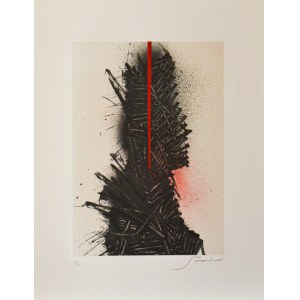 EMILIO SCANAVINO, Untitled (Vertical Red Line)