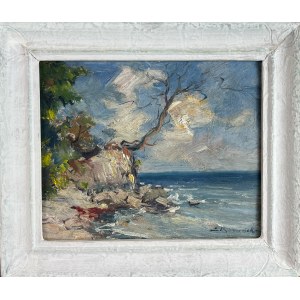 Eugeniusz DZIERŻENCKI (1905 Warsaw - 1990 Sopot), On the Shore