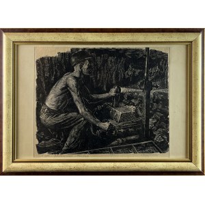 Edward GRABOWSKI (1904 Kęty - 1966 Bielsko-Biała), From the series: Heroes of Coal