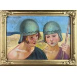 Wlastimil HOFMAN (1881-1970), Młodzi rycerze