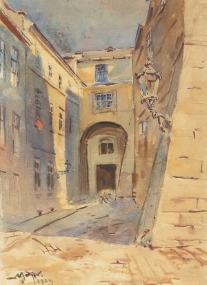 Adam BATYCKI (1886 - 1970), Zaułek (1929)