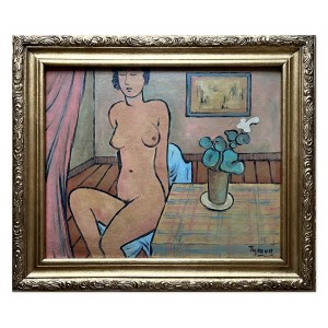 Tymon Niesiołowski (1882-1965), Seated Nude