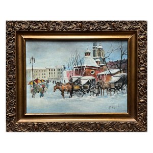 Mieczyslaw Krzyzak (1914-1984), Winter cabs