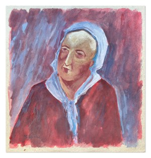 Sara Lipska (1882-1973), Portret kobiety w chuście