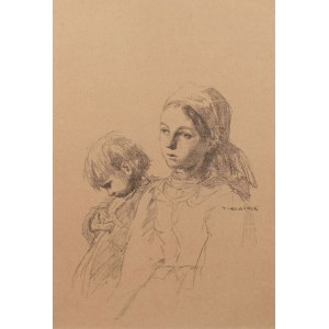 Józef Chełmoński (1849-1914), Matka, 1903.