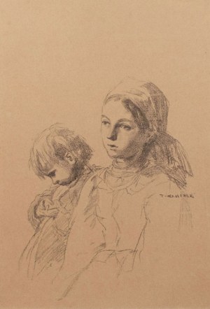 Józef Chełmoński (1849 - 1914), Matka