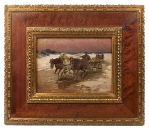 Jan Konarski / Poniecki (1856 - ok. 1918), Powrót z miasta, 1892 r.
