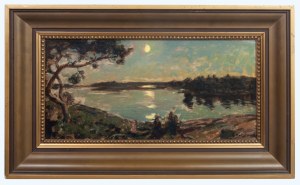 Gottfrid Kallstenius (1861 - 1943), Księżyc nad jeziorem