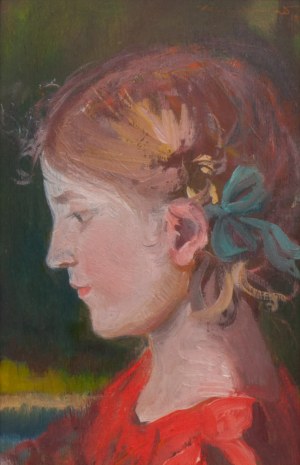 Wacław Chodkowski (1878 - 1953), Portret dziewczynki, 1920 r.