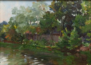 Emil Lindeman (1864 - 1945), Nad rzeczką