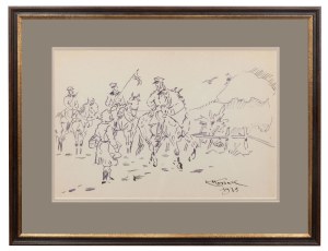 Karol Kossak (1896 - 1975), Pytanie o drogę, 1973 r.