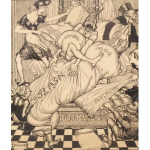 Bogdan Nowakowski (1887 - 1945), dessin satirique