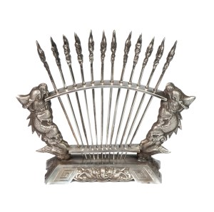 Servierbesteck für Snacks, Vietnam, Mitte des 20. Jahrhunderts.