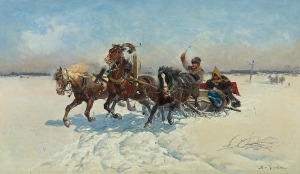 Wierusz-Kowalski Alfred, SANIAMI PRZEZ STEP, OK. 1880