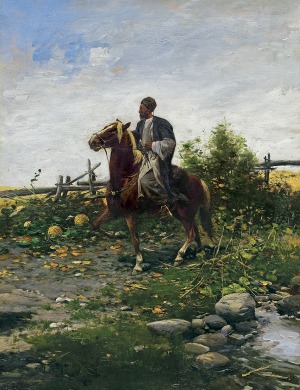 Wywiórski Michał Gorstkin, JEŹDZIEC WSCHODNI, OK. 1885