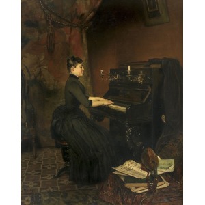 Merwart Paweł, IMPROWIZACJA. PIANISTKA, 1889