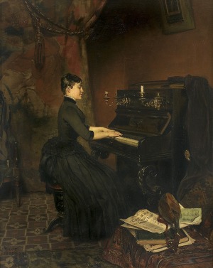 Merwart Paweł, IMPROWIZACJA. PIANISTKA, 1889