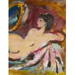 Ludwik Klimek (1912 Skoczów - 1992 France), Venus with a mirror, homage to Velázquez