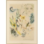 Ludwik Klimek (1912 Skoczów - 1992 Francja), Ogród w świetle księżyca (Pour Martine)