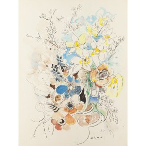 Ludwik Klimek (1912 Skoczów - 1992 France), Spring Bouquet of Flowers, 1971